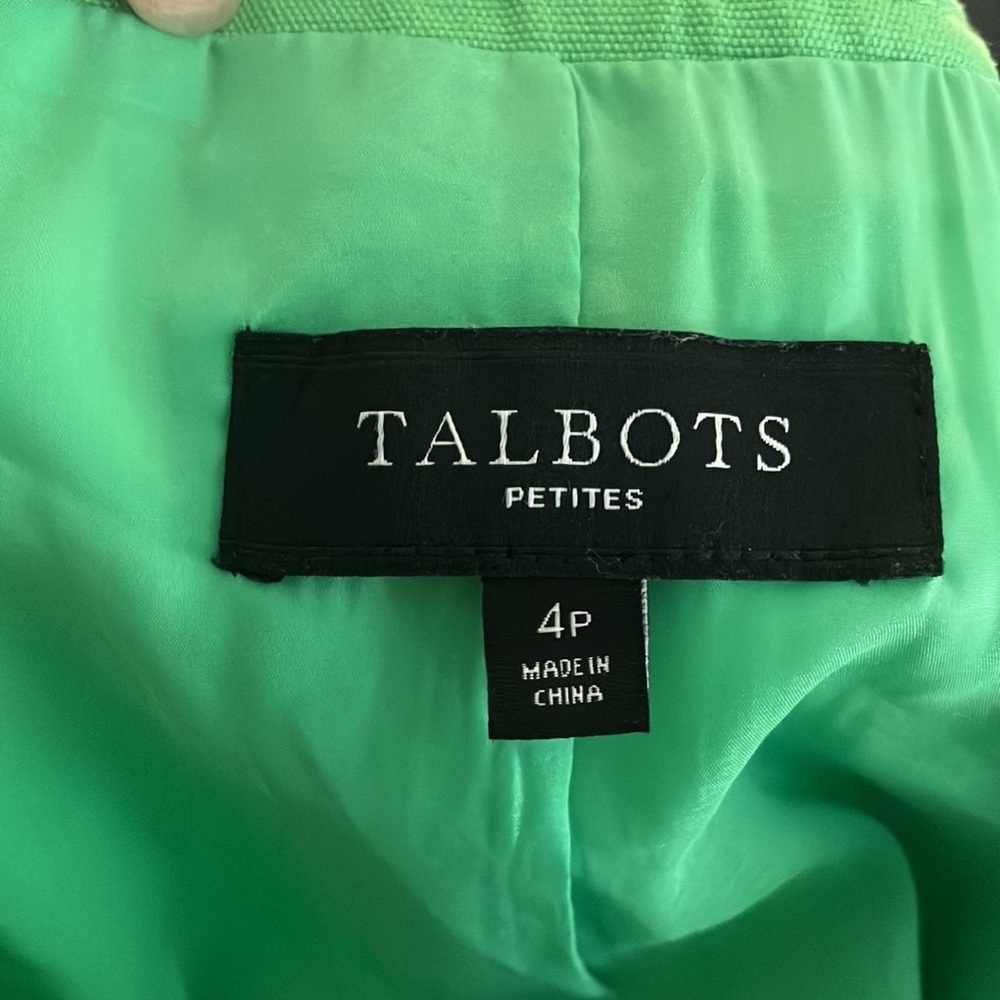 Talbots Single Button Jacket, 4 Petite - image 6